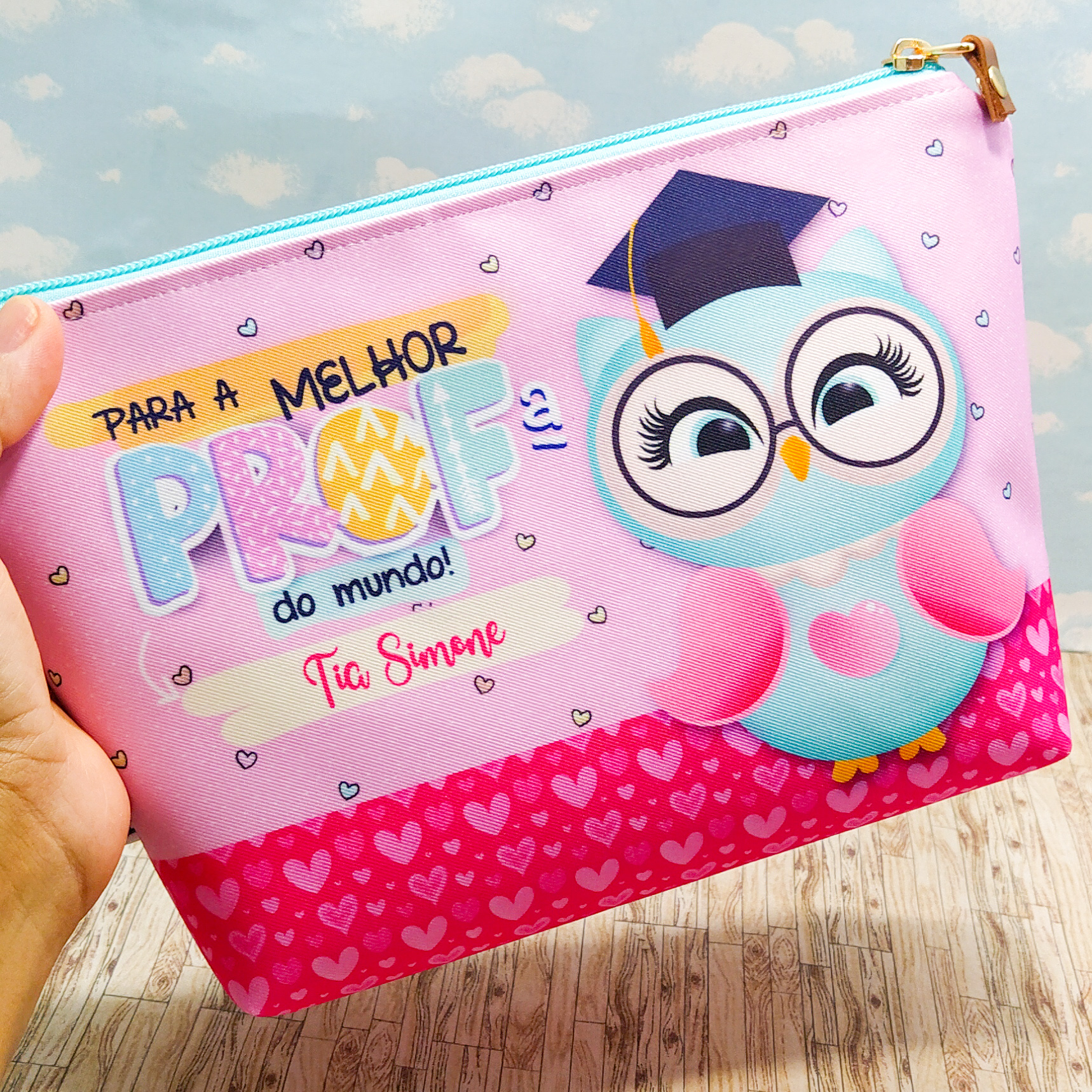 Necessaire Personalizada Mini Box - Dia do Professor - Prof